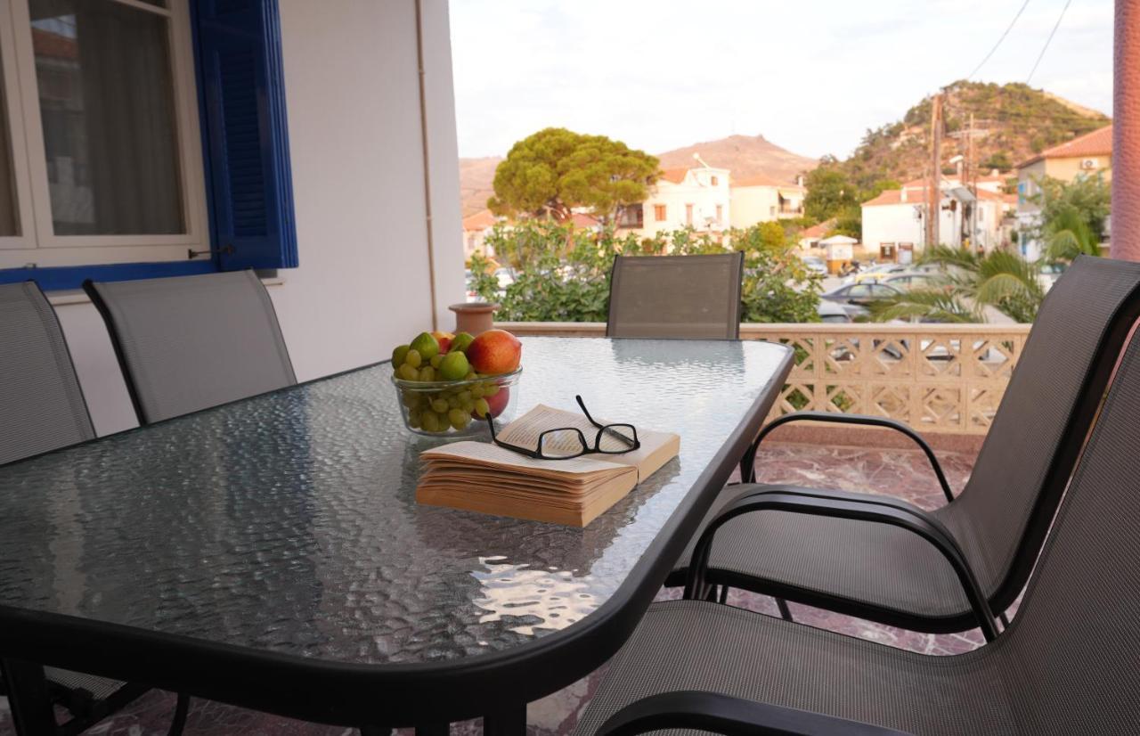 La Skala Eressos Holiday Apartments ภายนอก รูปภาพ
