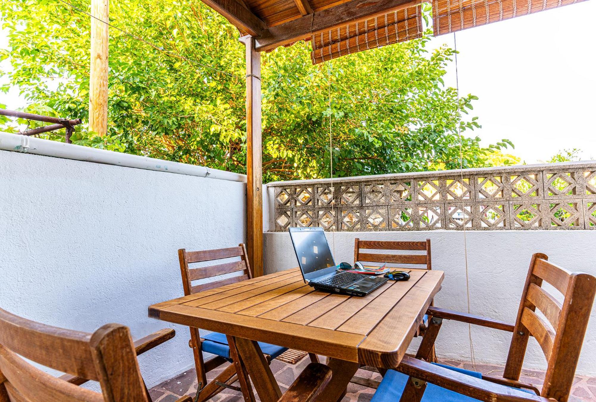 La Skala Eressos Holiday Apartments ภายนอก รูปภาพ